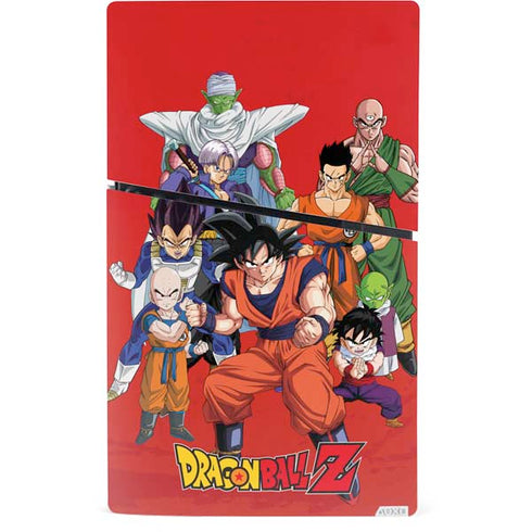 Dragon Ball Z Group PS5 Slim Digital Edition Console Skin