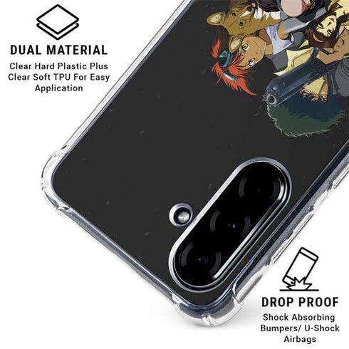 Cowboy Bebop Group Shot Galaxy A36 5G Clear Case