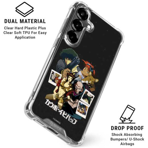 Cowboy Bebop Group Shot Galaxy S26 Clear Case