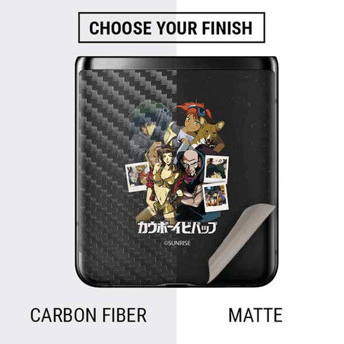 Cowboy Bebop Group Shot Galaxy Z Flip Skin