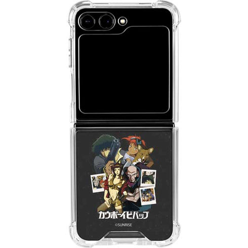 Cowboy Bebop Group Shot Galaxy Z Flip5 5G Clear Case