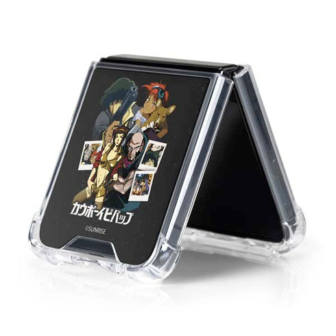 Cowboy Bebop Group Shot Galaxy Z Flip5 5G Clear Case