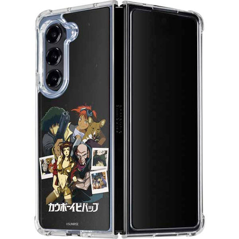 Cowboy Bebop Group Shot Galaxy Z Fold5 5G Clear Case