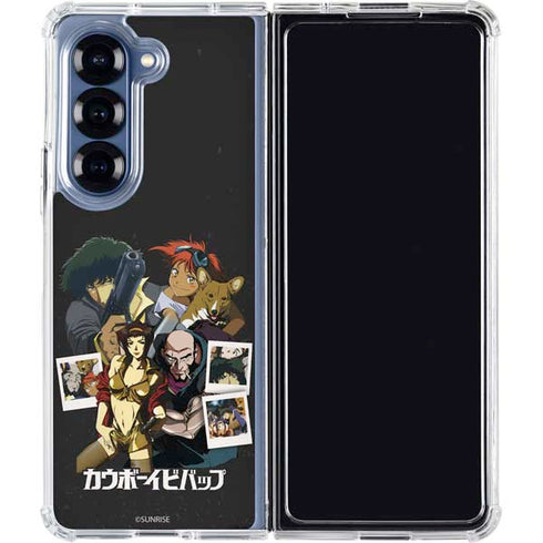Cowboy Bebop Group Shot Galaxy Z Fold6 Clear Case