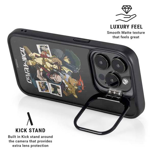 Cowboy Bebop Group Shot iPhone 15 Pro Kickstand Case