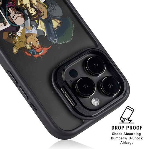Cowboy Bebop Group Shot iPhone 15 Pro Kickstand Case