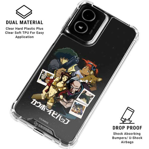 Cowboy Bebop Group Shot Moto G Power 5G (2024) Clear Case