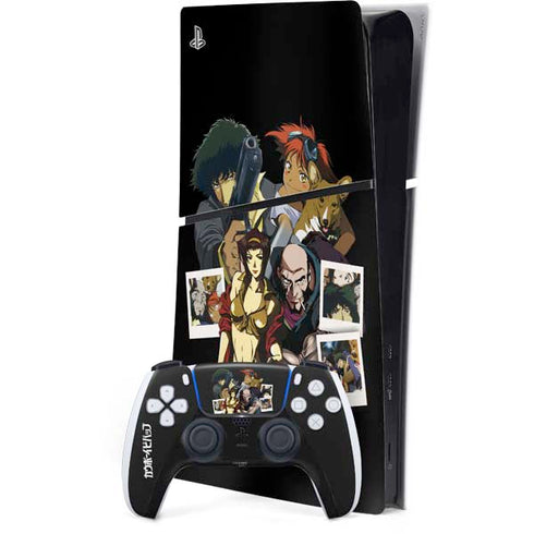 Cowboy Bebop Group Shot PS5 Slim Digital Edition Bundle Skin