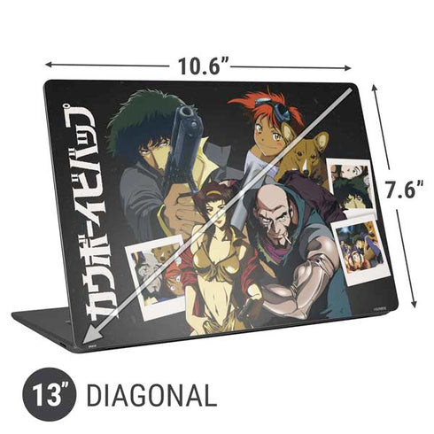 Cowboy Bebop Group Shot Universal Laptop 13in (10.6 x 7.6in) Skin