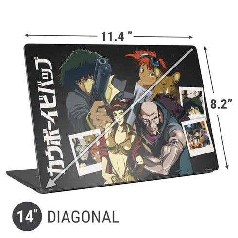 Cowboy Bebop Group Shot Universal Laptop 14in (11.4 x 8.2in) Skin