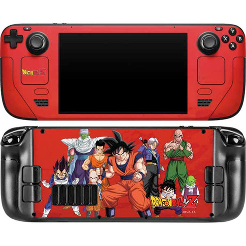 Dragon Ball Z Group Steam Deck Handheld Gaming Computer OLED Skin