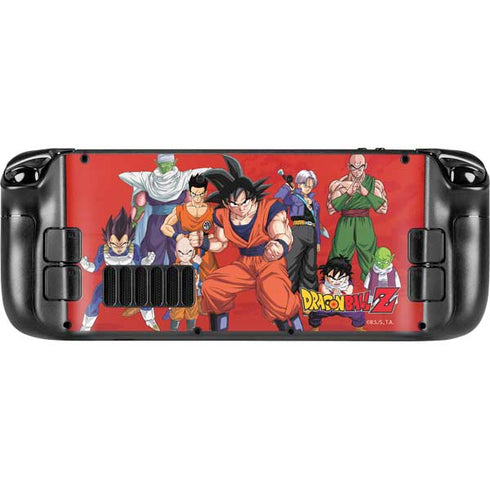 Dragon Ball Z Group Steam Deck Handheld Gaming Computer OLED Skin