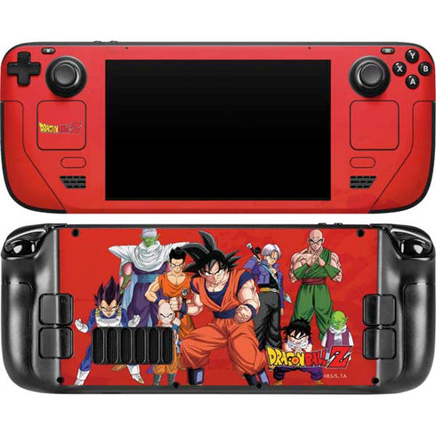 Dragon Ball Z Group Steam Deck Handheld Gaming Computer Skin