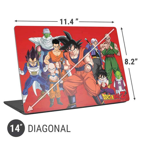 Dragon Ball Z Group Universal Laptop 14in (11.4 x 8.2in) Skin