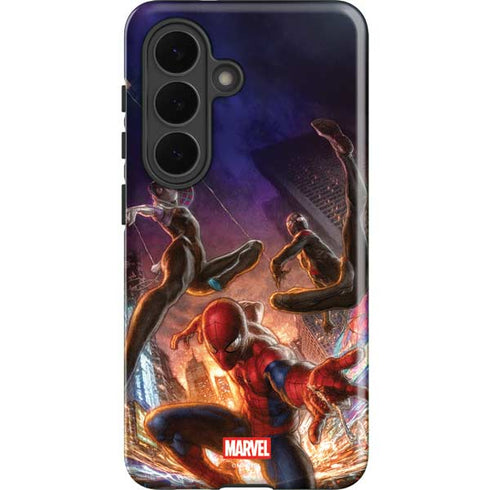 Marvel Spiderman Group Wall Galaxy S26 Impact Case