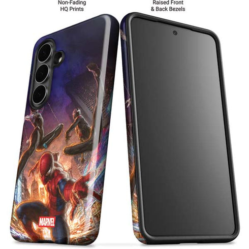 Marvel Spiderman Group Wall Galaxy S26 Impact Case
