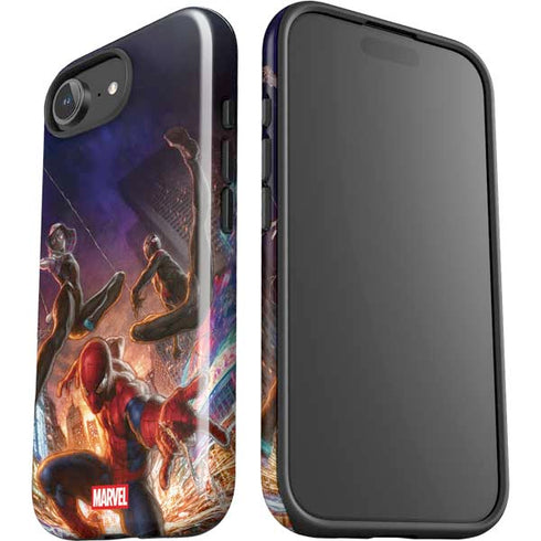 Marvel Spiderman Group Wall iPhone 16e Impact Case