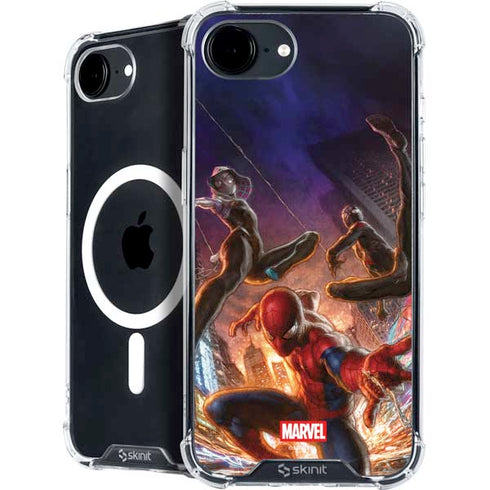 Marvel Spiderman Group Wall iPhone 16e MagSafe Case