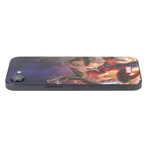 Marvel Spiderman Group Wall iPhone 16e Skin