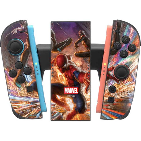 Marvel Spiderman Group Wall Nintendo Switch 2 (2025) Joy-Con Controller Skin