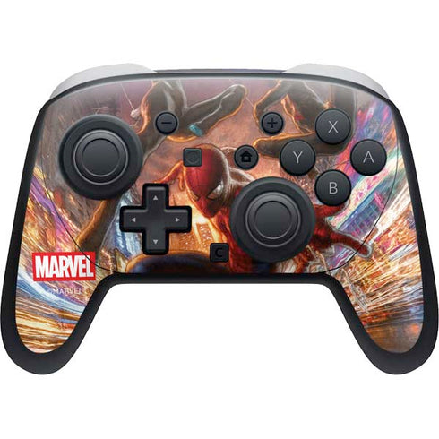 Marvel Spiderman Group Wall Nintendo Switch 2 (2025) Pro Controller Skin