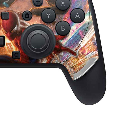 Marvel Spiderman Group Wall Nintendo Switch 2 (2025) Pro Controller Skin
