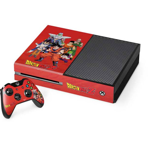 Dragon Ball Z Group Xbox One Console and Controller Bundle Skin