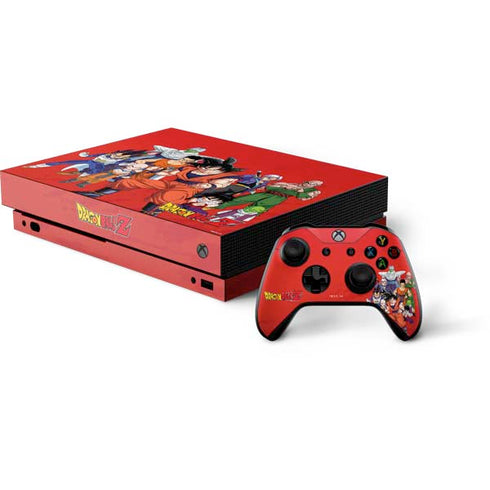 Dragon Ball Z Group Xbox One X Bundle Skin