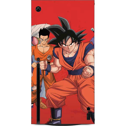 Dragon Ball Z Group Xbox Series X Console Skin