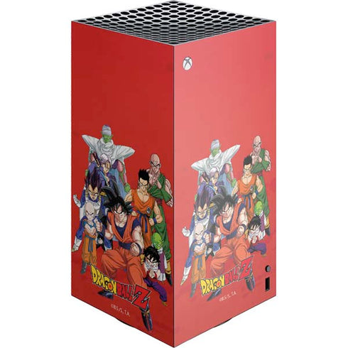 Dragon Ball Z Group XBox Series X Digital Edition Console Skin