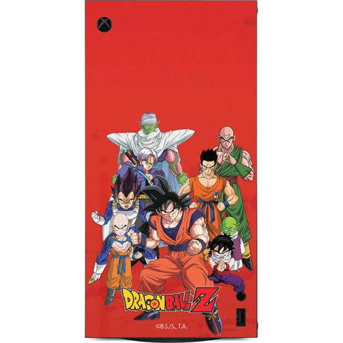 Dragon Ball Z Group XBox Series X Digital Edition Console Skin