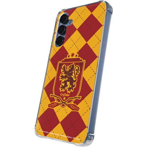 Wizarding Worlds Harry Potter Gryffindor Huse Crest Galaxy A55 5G Clear Case