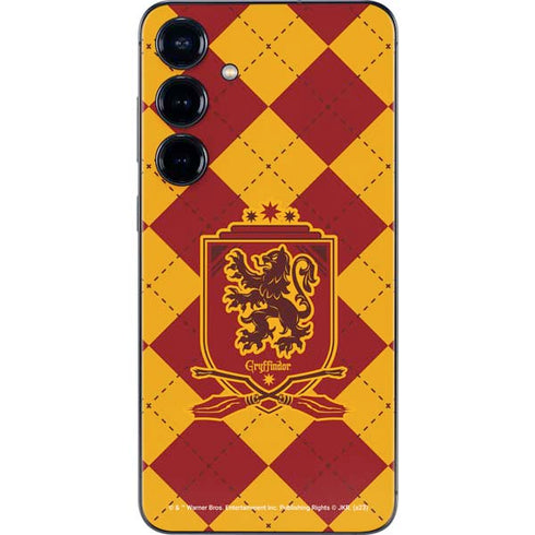 Wizarding Worlds Harry Potter Gryffindor Huse Crest Galaxy S25 Plus Skin