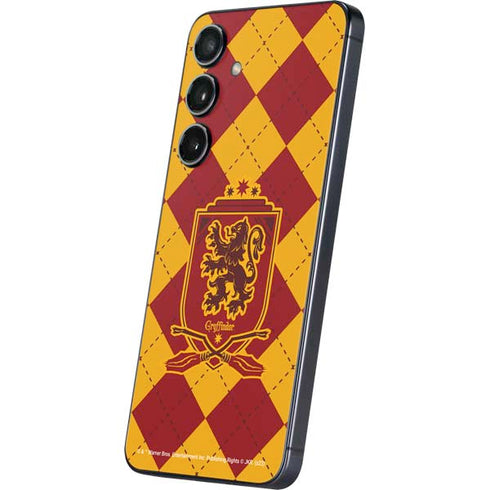 Wizarding Worlds Harry Potter Gryffindor Huse Crest Galaxy S24 Plus Skin
