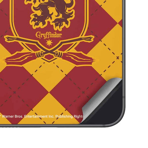 Wizarding Worlds Harry Potter Gryffindor Huse Crest Galaxy S25 Skin