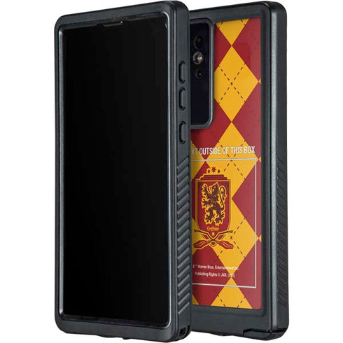 Wizarding Worlds Harry Potter Gryffindor Huse Crest Galaxy S24 Ultra Waterproof Case