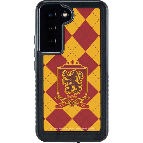 Wizarding Worlds Harry Potter Gryffindor Huse Crest Galaxy S24 Waterproof Case