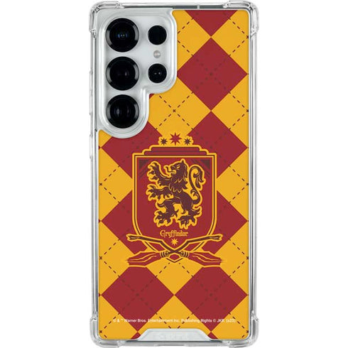 Wizarding Worlds Harry Potter Gryffindor Huse Crest Galaxy S25 Ultra Clear Case