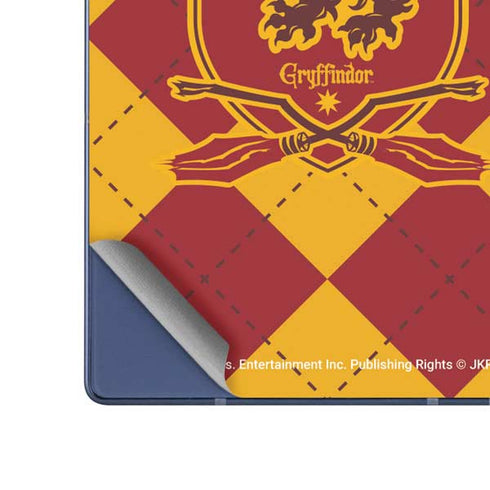 Wizarding Worlds Harry Potter Gryffindor Huse Crest Galaxy Z Fold6 Skin