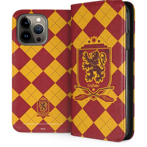 Wizarding Worlds Harry Potter Gryffindor Huse Crest iPhone 13 Pro Max Folio Case