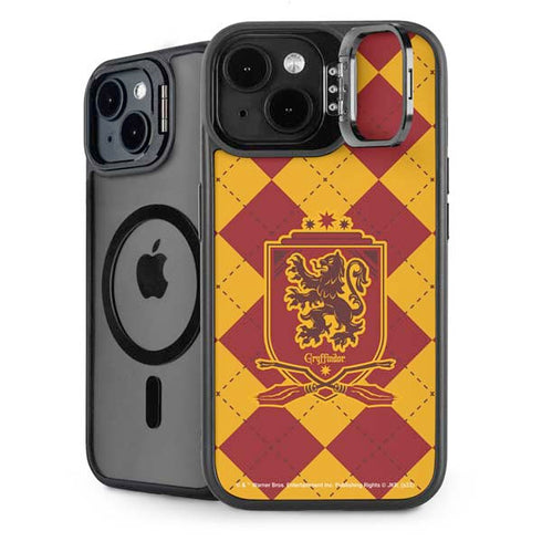 Wizarding Worlds Harry Potter Gryffindor Huse Crest iPhone 14 Plus Kickstand Case