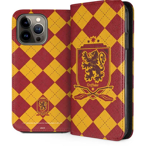 Wizarding Worlds Harry Potter Gryffindor Huse Crest iPhone 14 Pro Max Folio Case