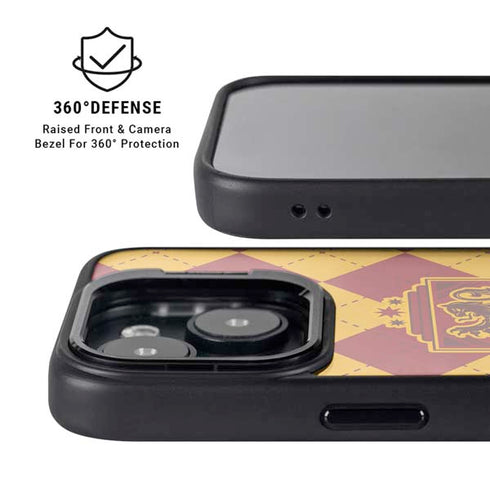 Wizarding Worlds Harry Potter Gryffindor Huse Crest iPhone 15 Kickstand Case