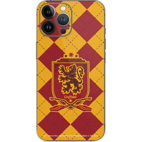 Wizarding Worlds Harry Potter Gryffindor Huse Crest iPhone 15 Pro Max Skin