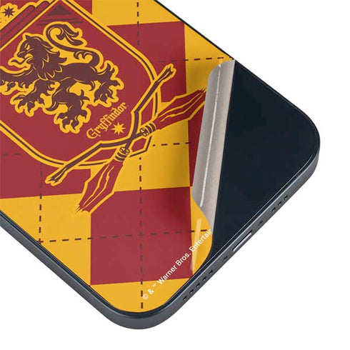 Wizarding Worlds Harry Potter Gryffindor Huse Crest iPhone 15 Skin