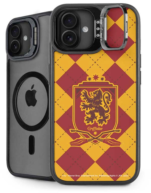 Wizarding Worlds Harry Potter Gryffindor Huse Crest iPhone 16 Kickstand Case