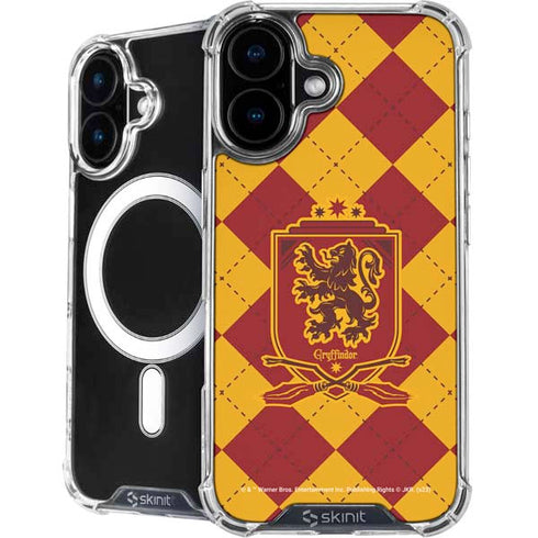 Wizarding Worlds Harry Potter Gryffindor Huse Crest iPhone 16 MagSafe Case