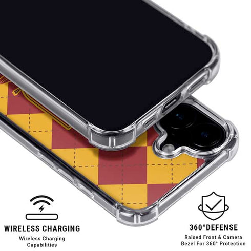 Wizarding Worlds Harry Potter Gryffindor Huse Crest iPhone 16 MagSafe Case