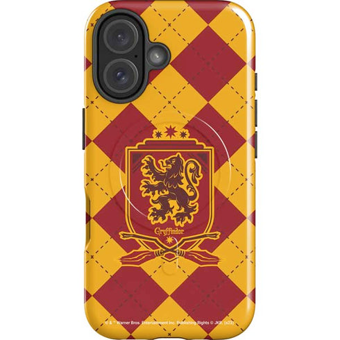 Wizarding Worlds Harry Potter Gryffindor Huse Crest iPhone 16 Magsafe Impact Case