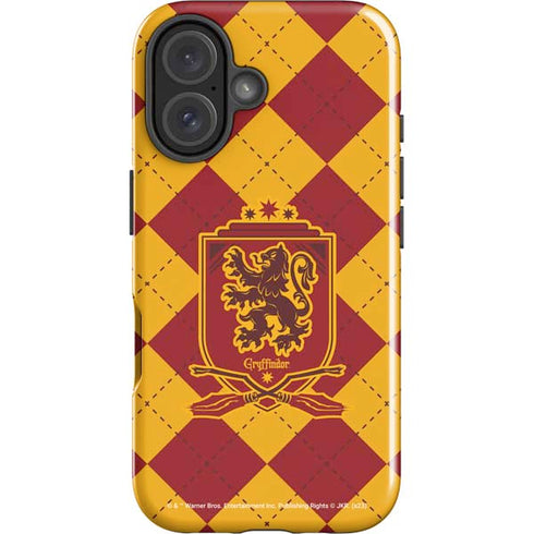 Wizarding Worlds Harry Potter Gryffindor Huse Crest iPhone 16 Plus Impact Case